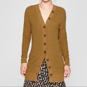 Who What Wear Long Ribbed Cardigan